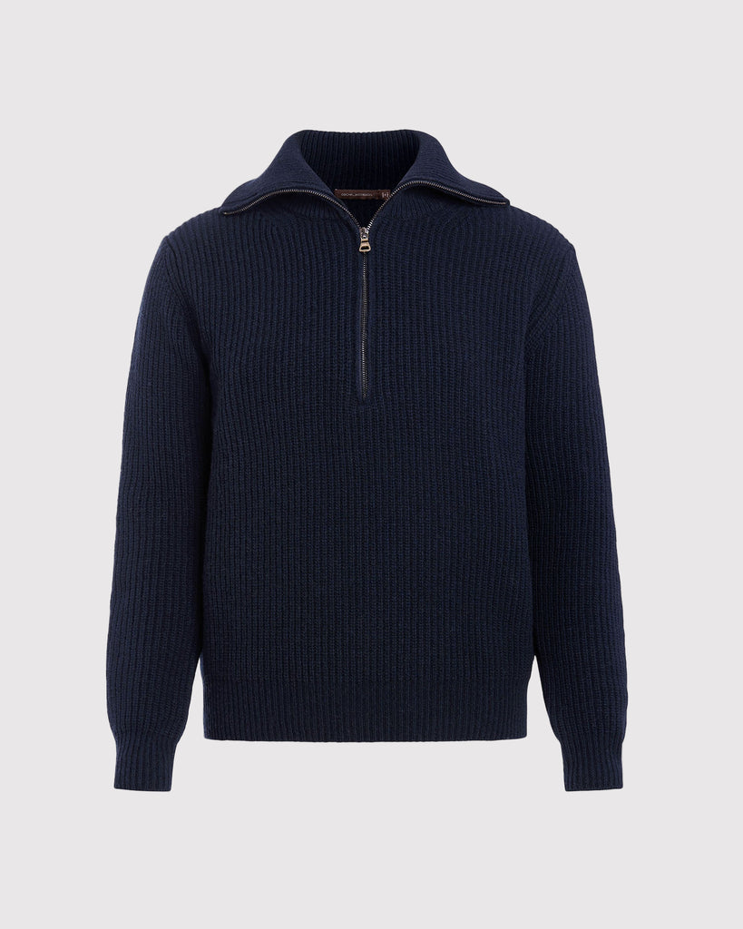 Mauritz Half Zip Blå
