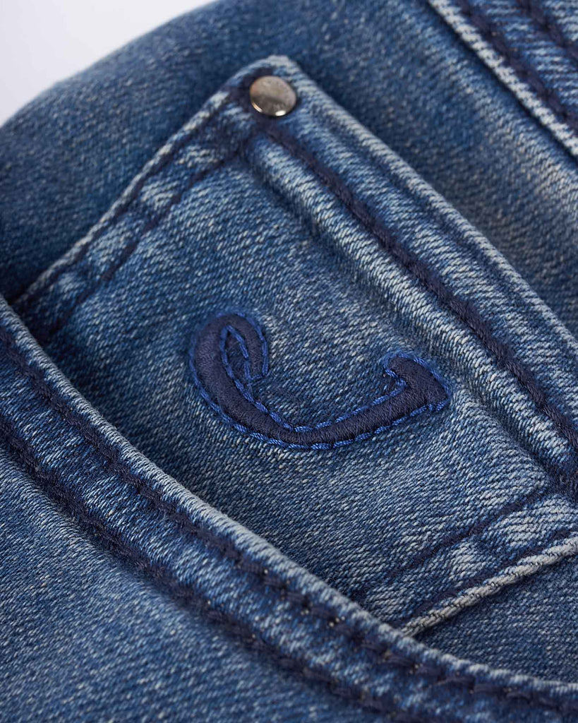 Deep Sea Bard Jeans Blå