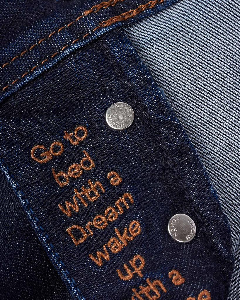 Dark Bard Jeans Blå