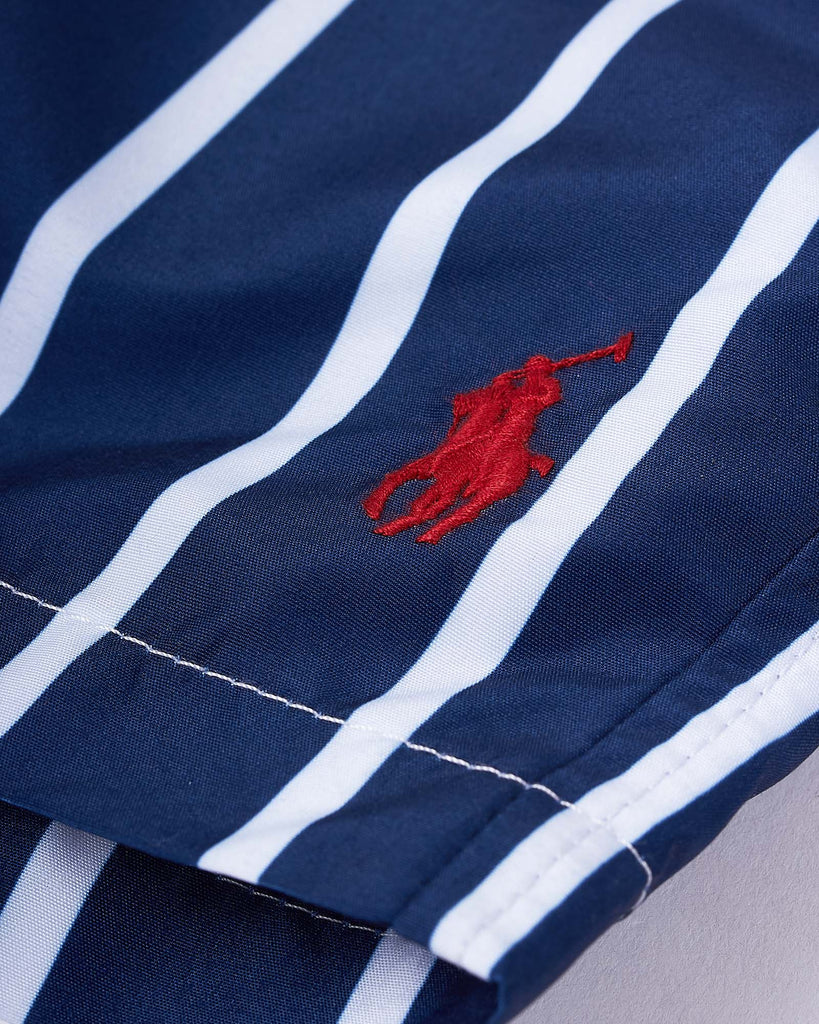 Traveler Badeshorts Strib Blå