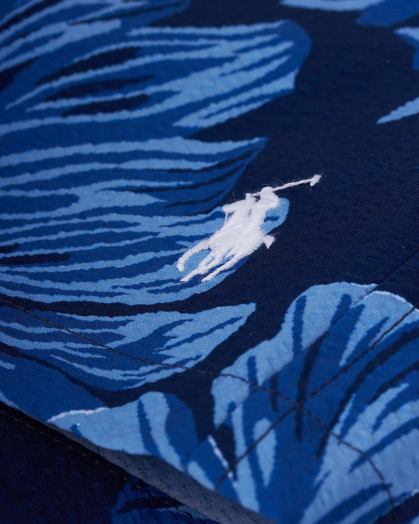 Seersucker Badeshorts Blå