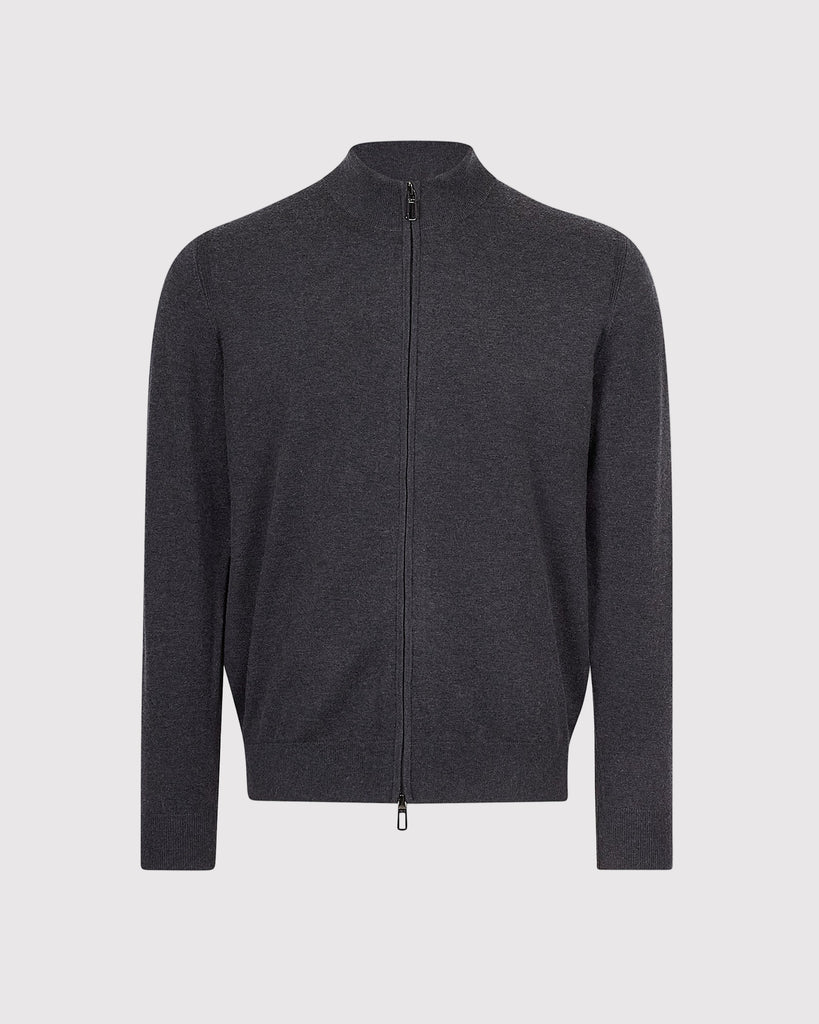 Lupetto Full Zip Grå