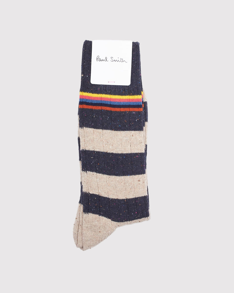 Sock Devon Neps Blå