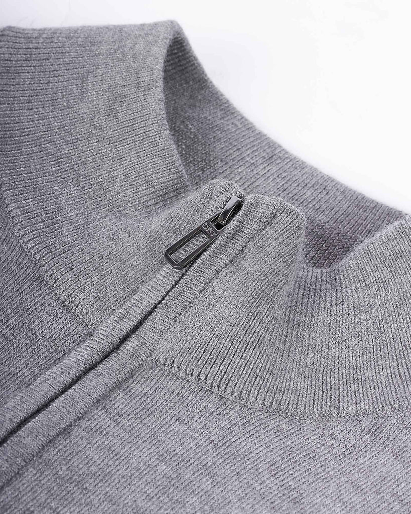 Lupetto Mezza Zip Grå