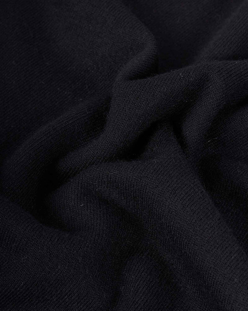 Visc Cashmere Roll Neck Sort
