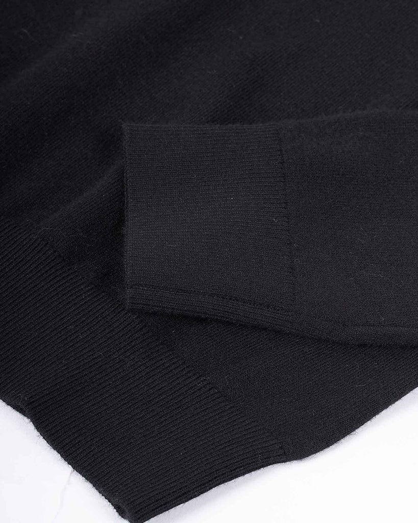 Visc Cashmere Roll Neck Sort