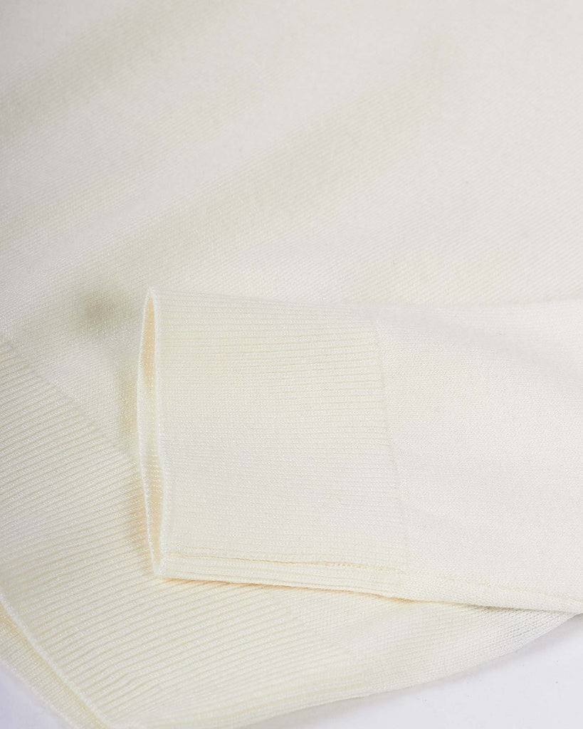 Visc Cashmere Roll Neck Creme