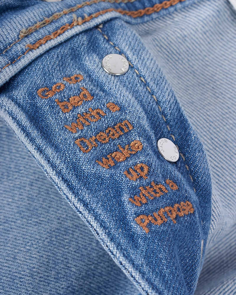 Scott Washed Jeans Blå