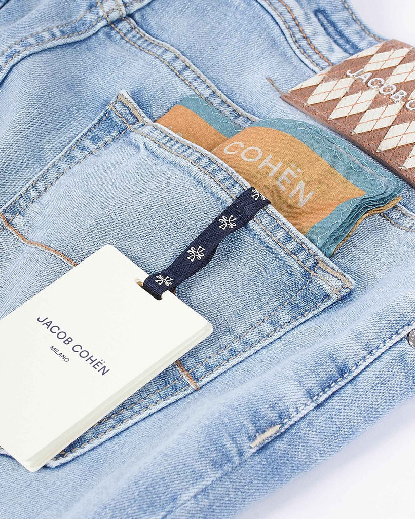 Scott Washed Jeans Blå