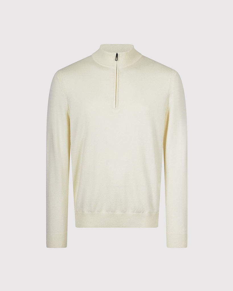 Lupetto Mezza Zip Creme