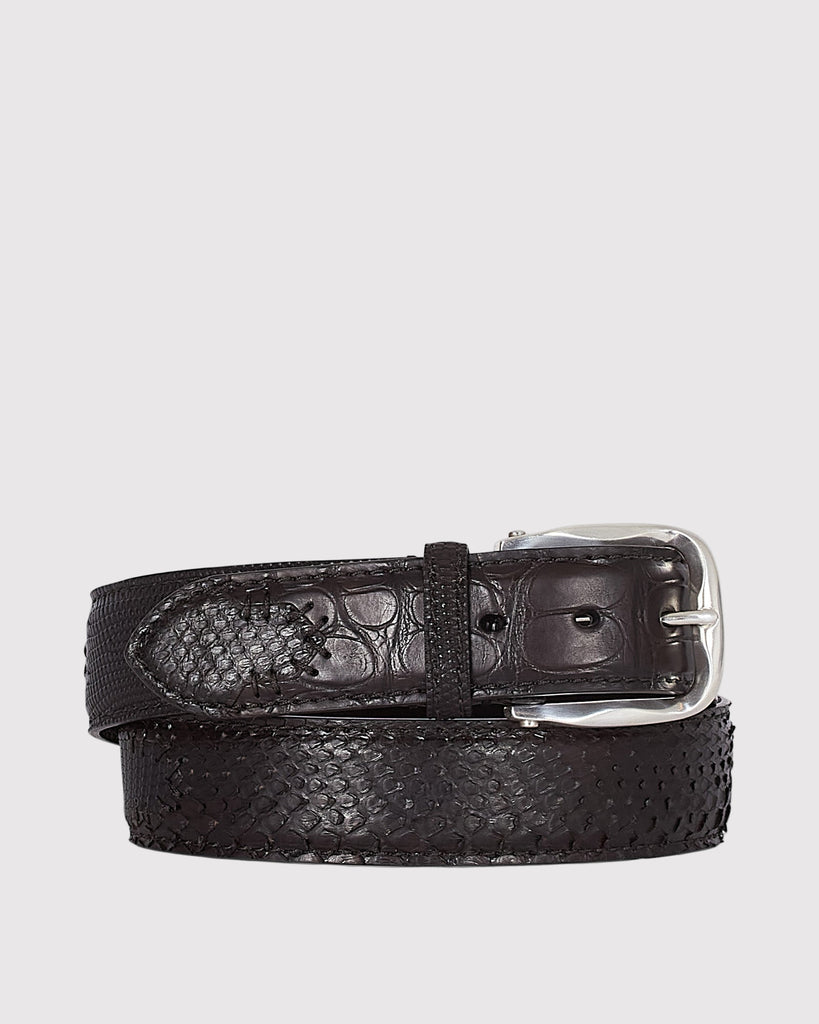 Croco Pyton Mix Brun