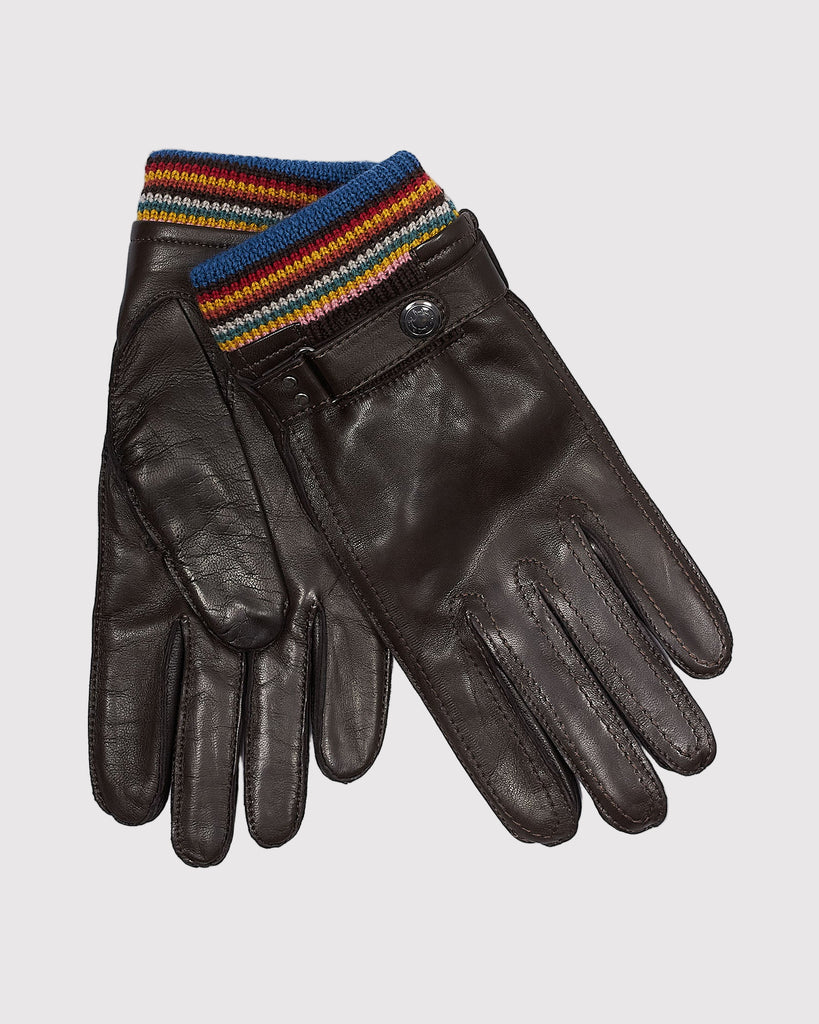 Glove Signature Cuff Brun