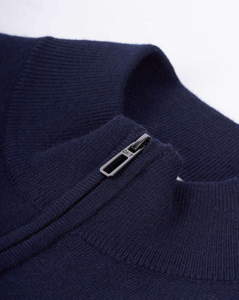 Lupetto Mezza Zip Blå