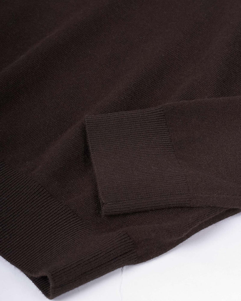 Lupetto Mezza Zip Brun