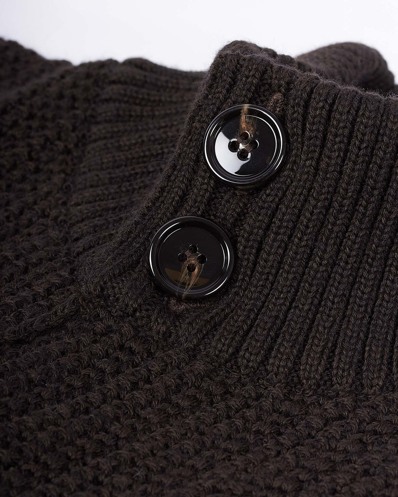 Lupetto Cardigan Brun