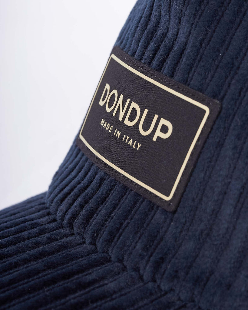 Dondup Fløjl Cap Blå