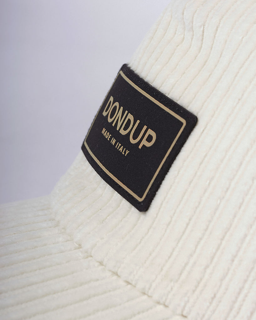 Dondup Fløjl Cap Hvid