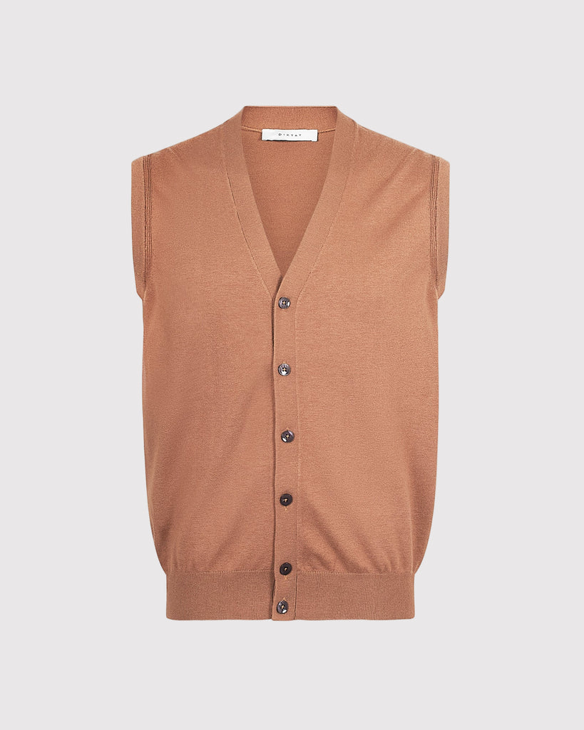 Gilet Vest Cash Camel