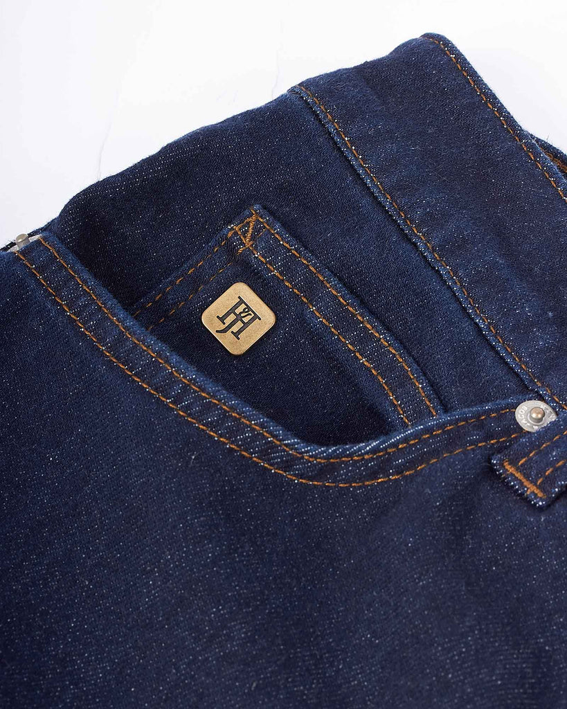 5 Pocket Cape Town Silk Blå