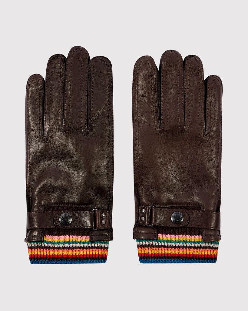 Glove Signature Cuff Brun