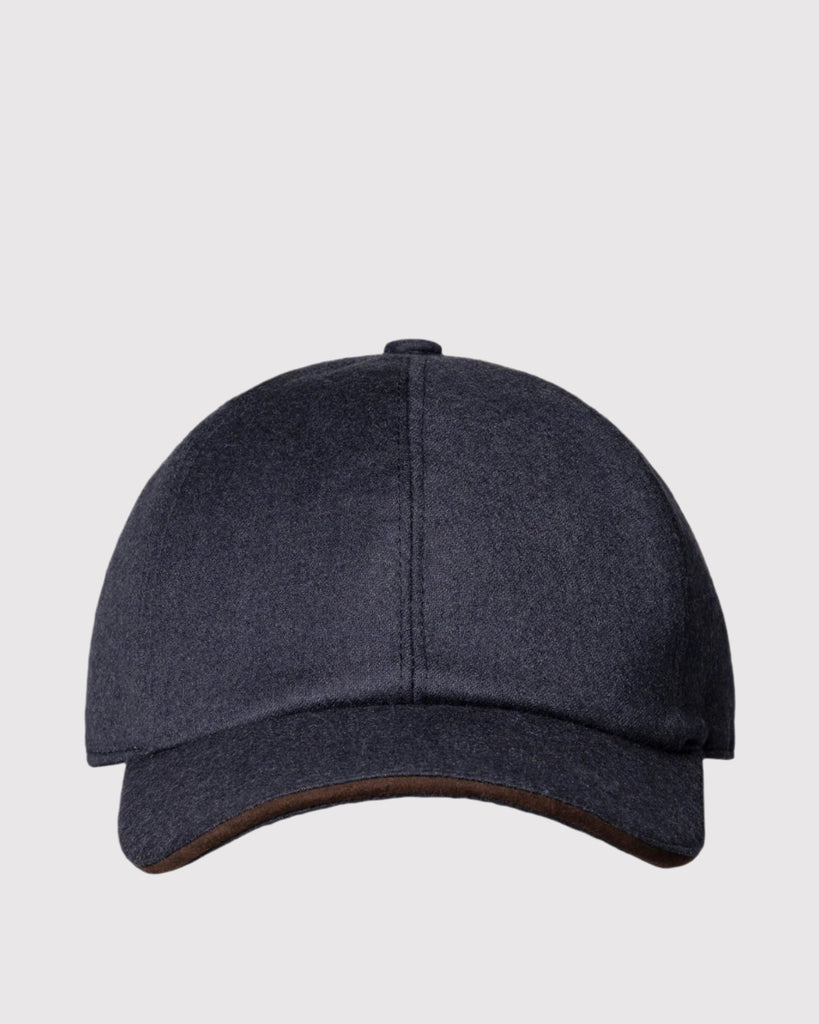 Brushed Wool Cap Blå