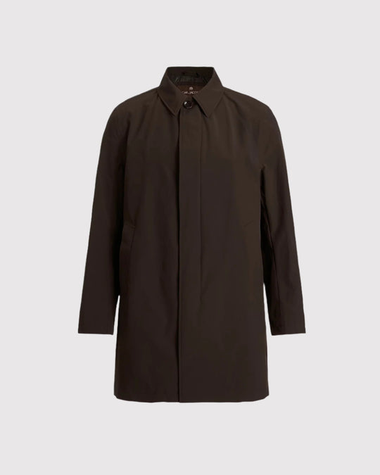 Car Coat Stretch Brun