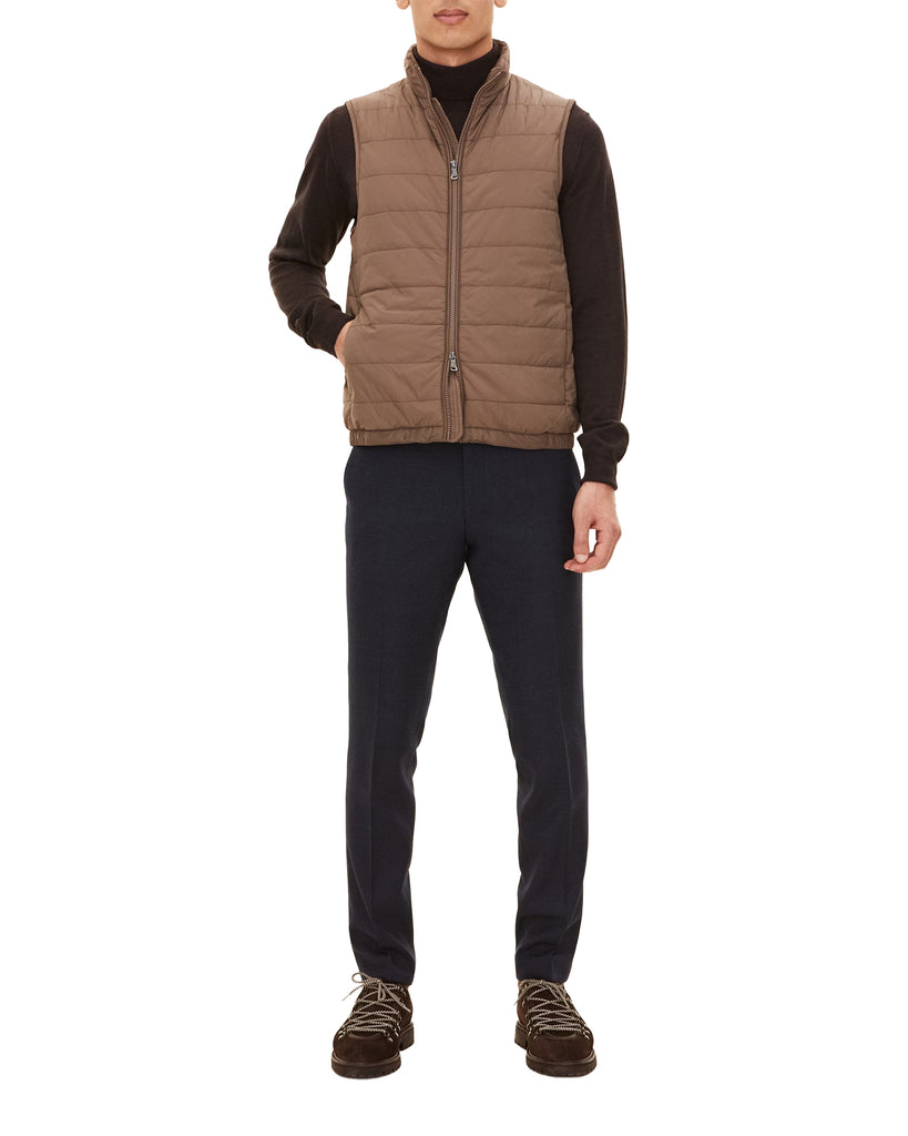 Padded Liner Vest Brun