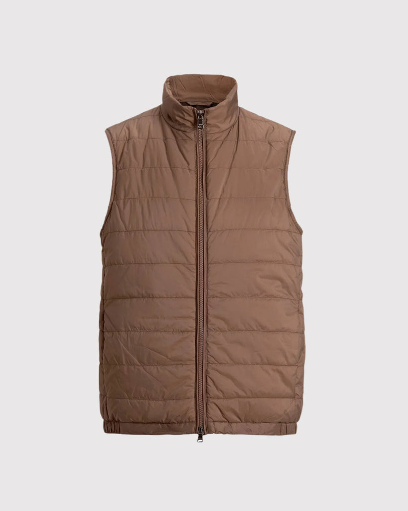 Padded Liner Vest Brun