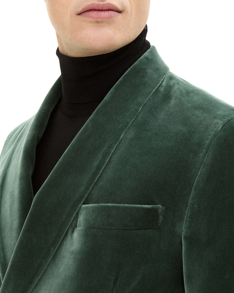 Fattore Velour Blazer Grøn