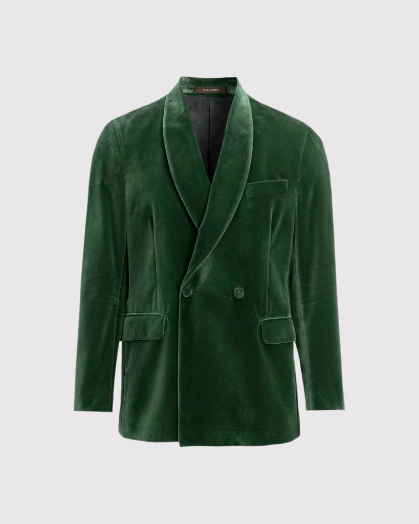 Fattore Velour Blazer Grøn