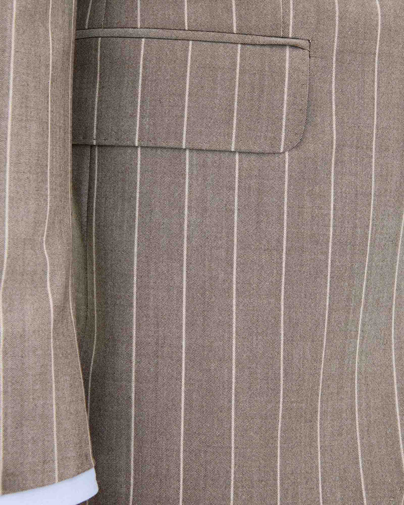 Faron Blazer 130 Stripe Brun