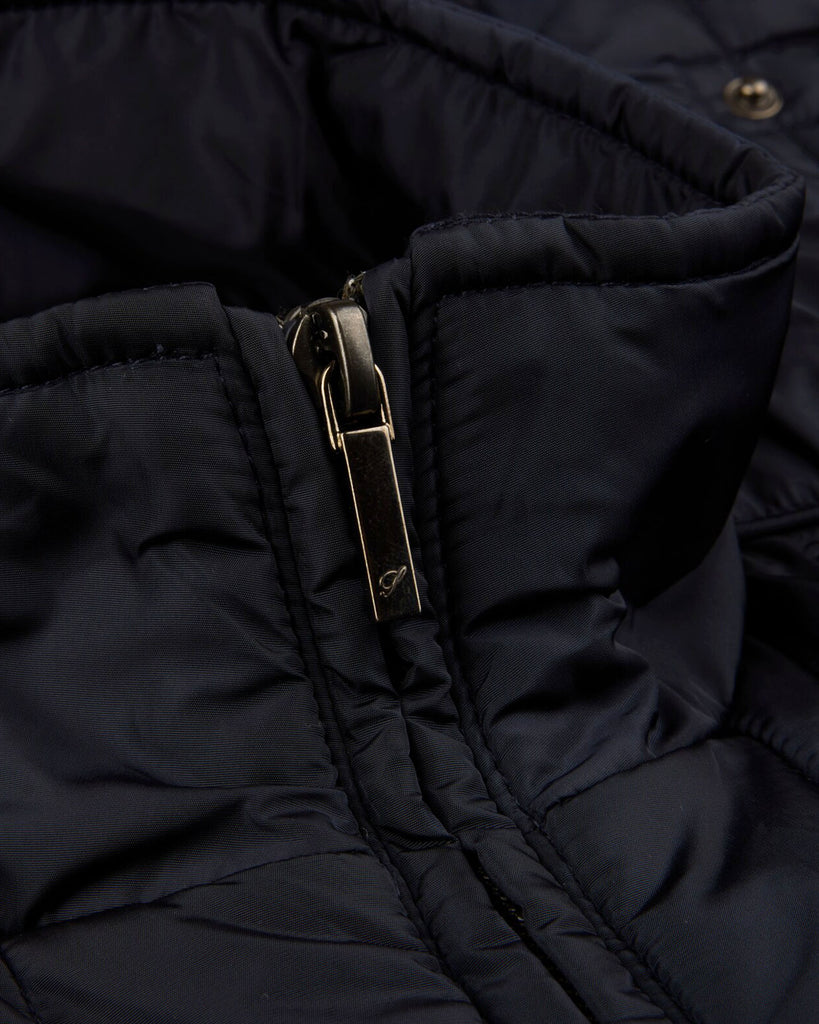 Quilted Vest Blå