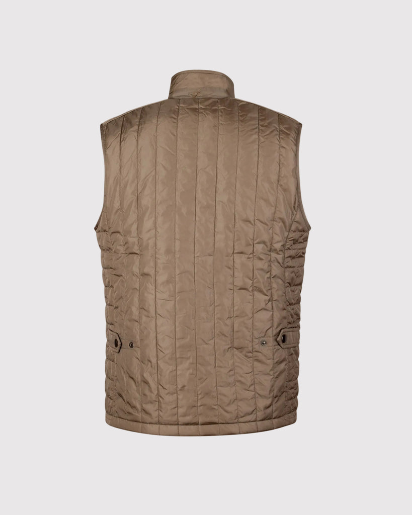 Quilted Vest Grå