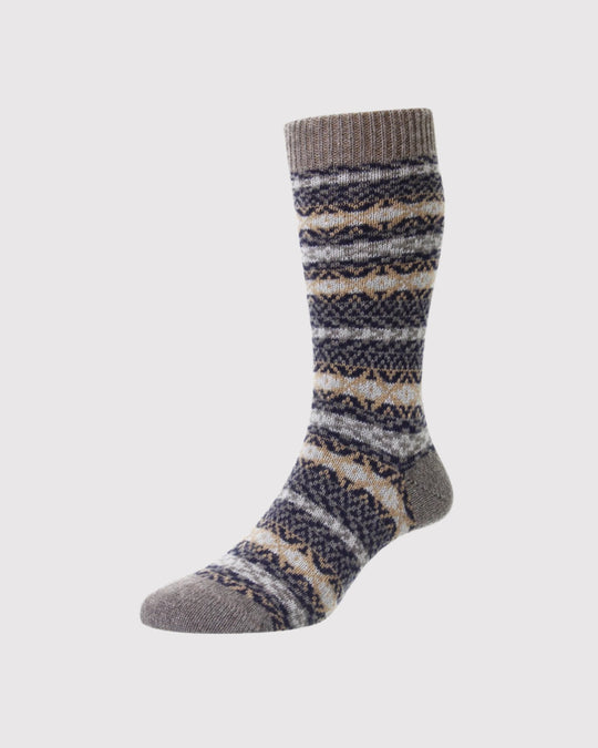 Bradstock Cashmere Sock Grå