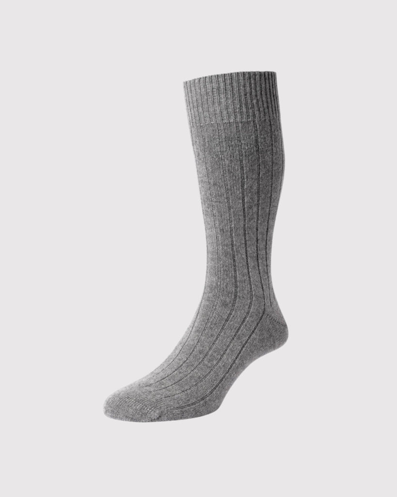 Waddington Cashmere Sock Grå