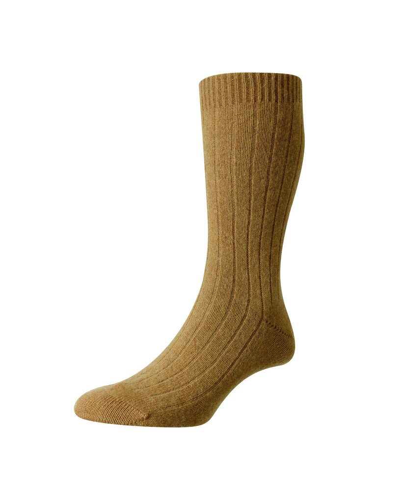 Waddington Cashmere Sock Camel