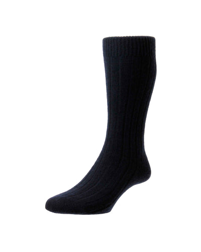 Waddington Cashmere Sock Blå