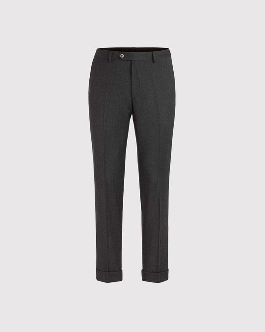 Dandy Turn Up Trousers Grå