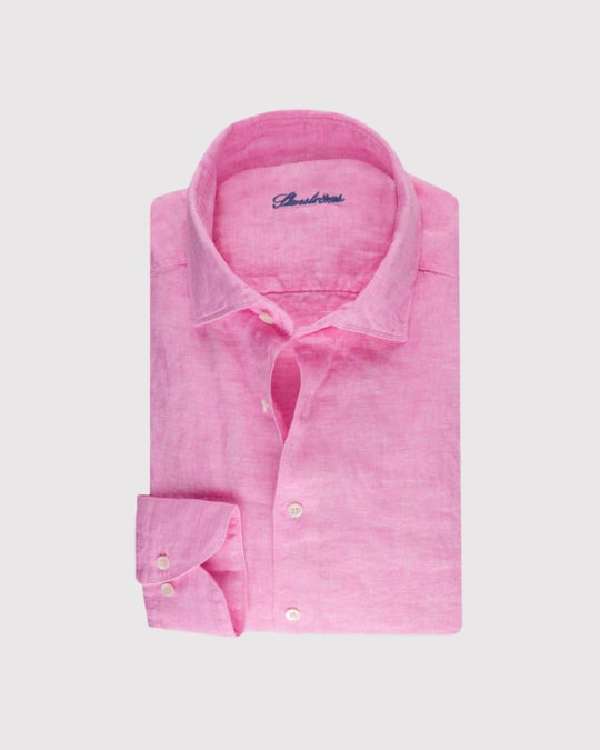 Hør Skjorte Lyserød