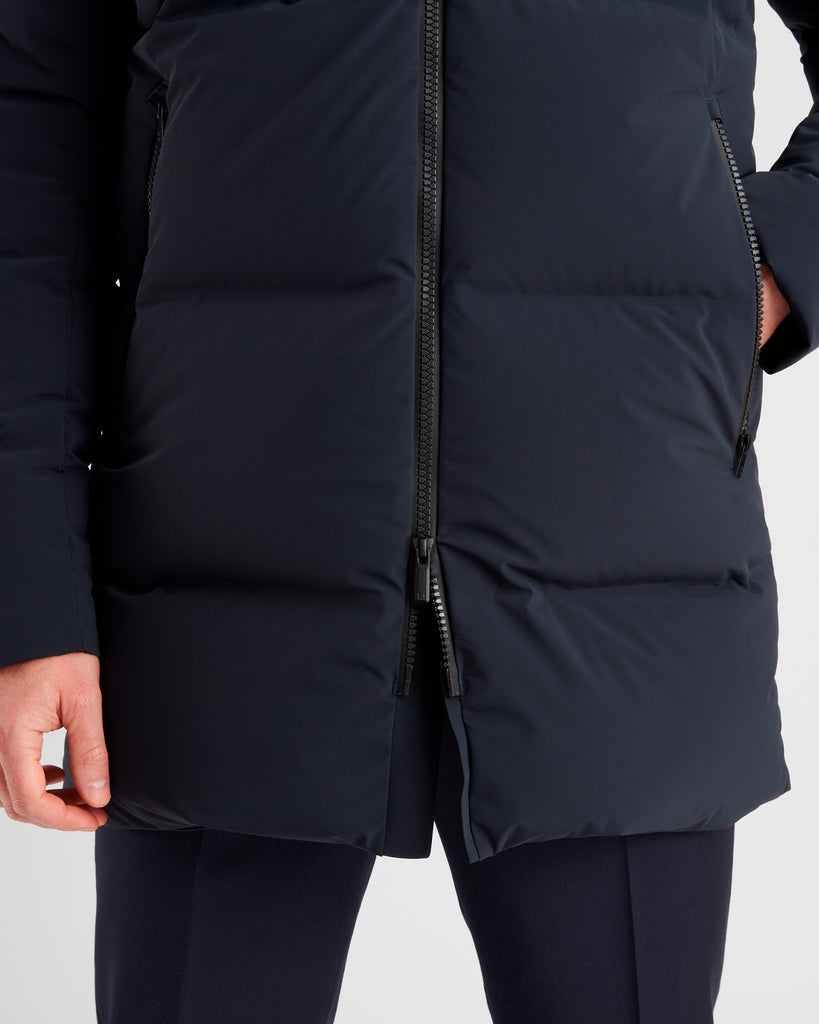 Titan Down Parka Blå
