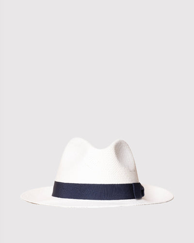 Fedora Hat Hvid/Blå