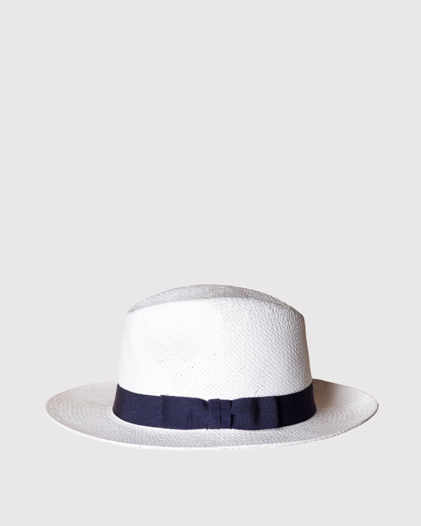 Fedora Hat Hvid/Blå