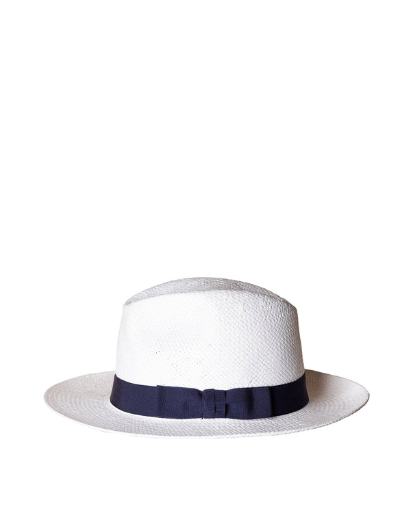 Fedora Hat Hvid/Blå