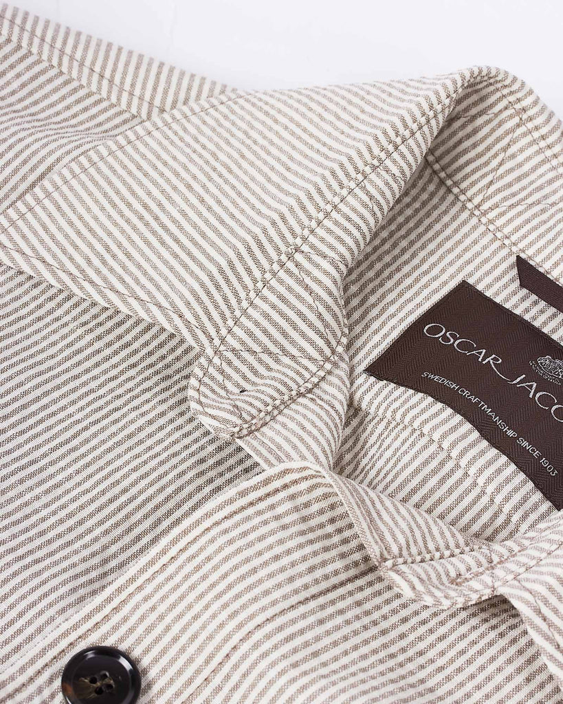 Maverick Jacket Strib Sand