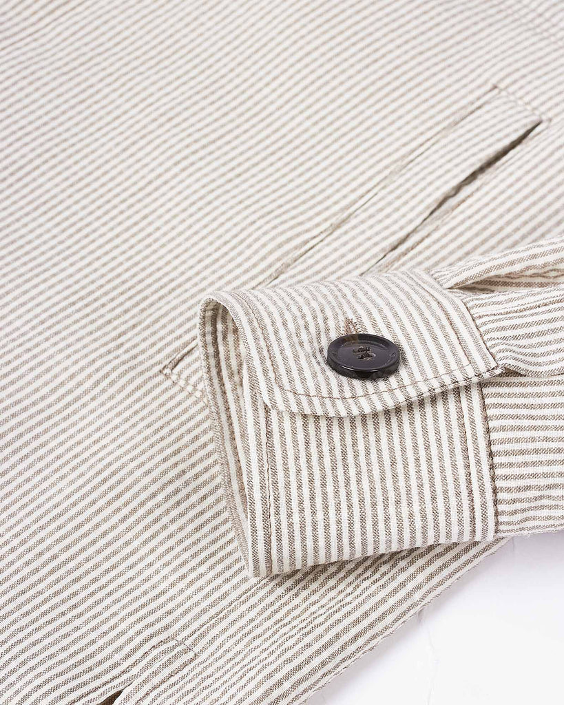 Maverick Jacket Strib Sand
