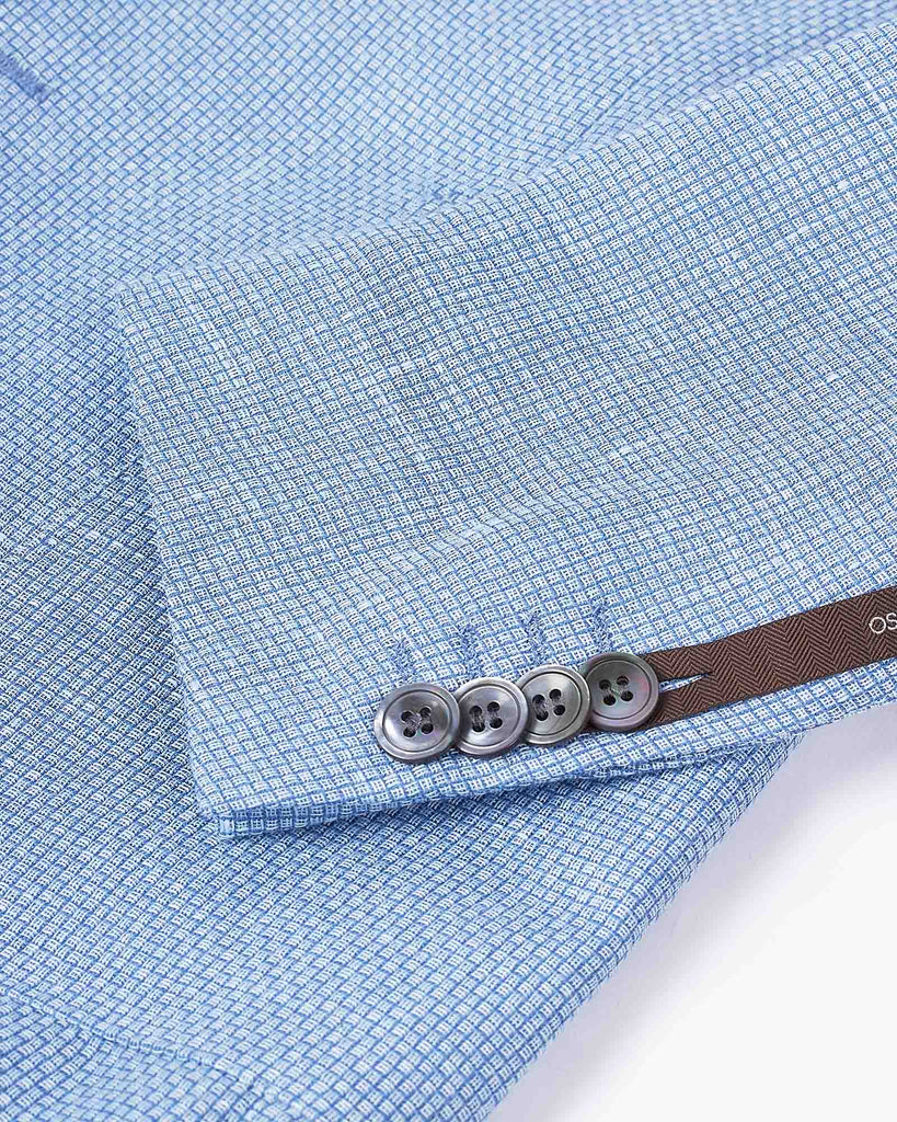 Ferry Blazer Chambray Blå
