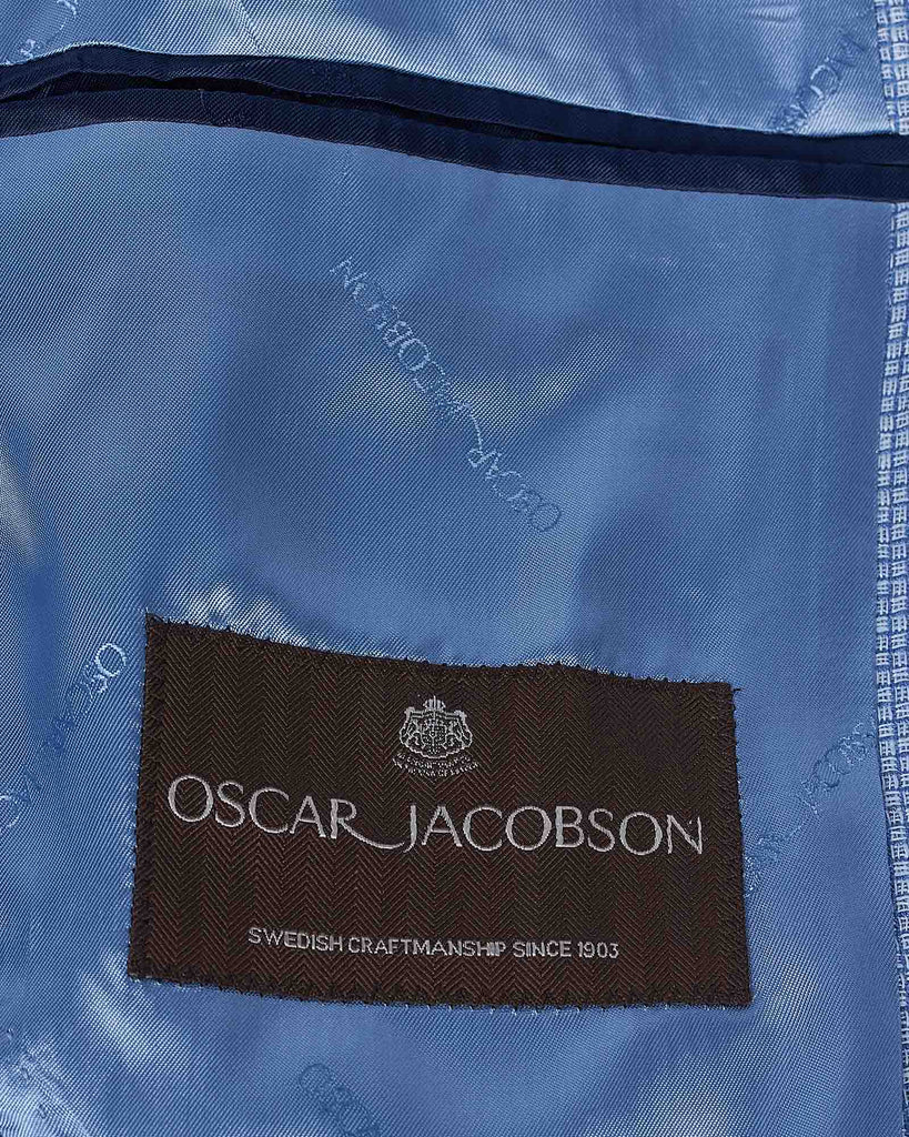 Ferry Blazer Chambray Blå
