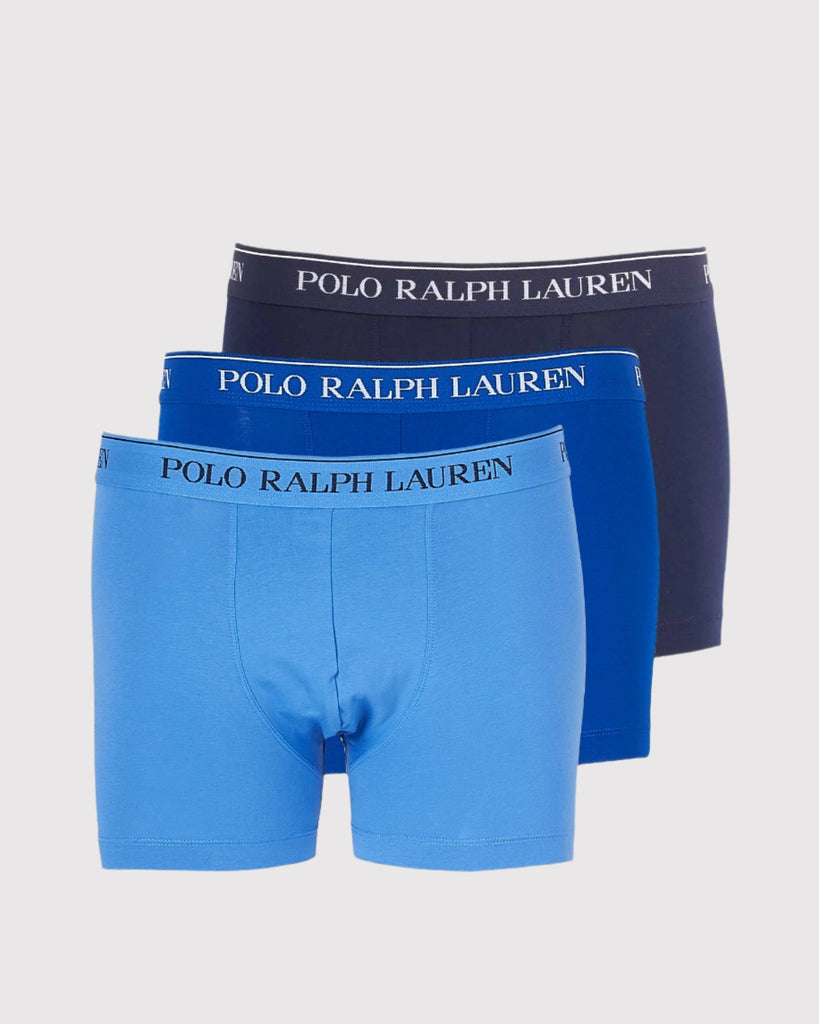 3 Stretch Classic Trunks Blå Multi