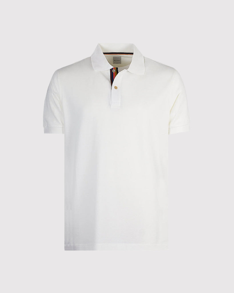 Placket Polo Hvid