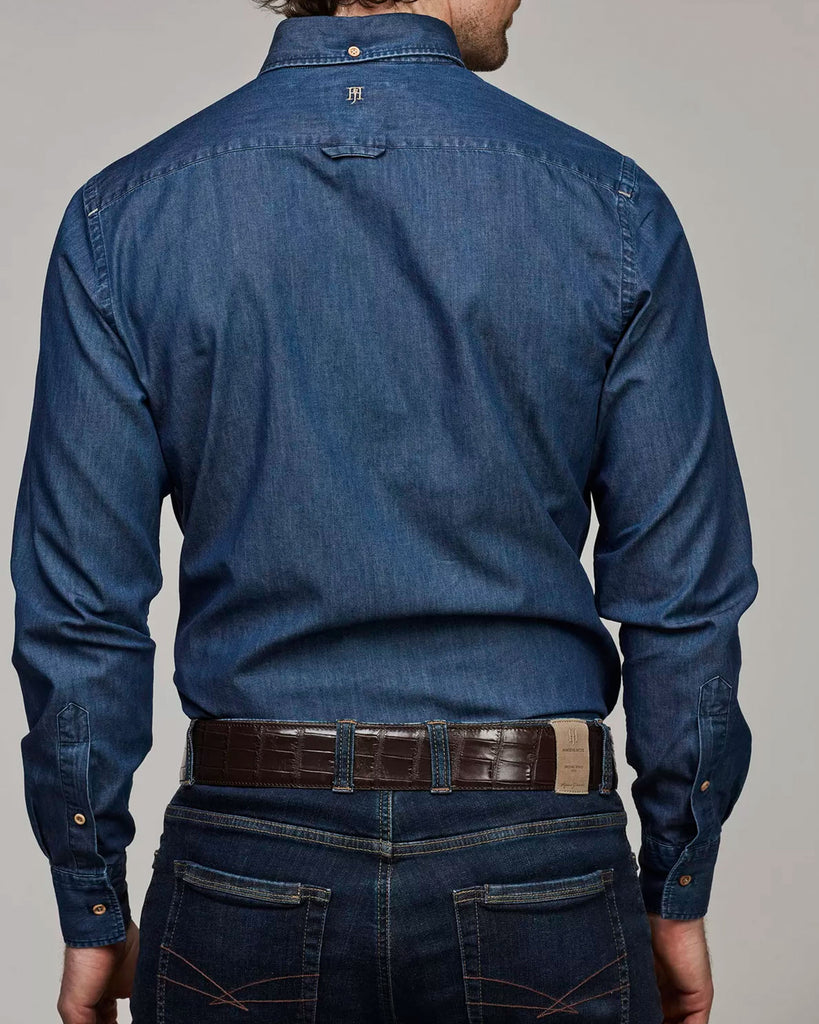 Denim Skjorte Blå